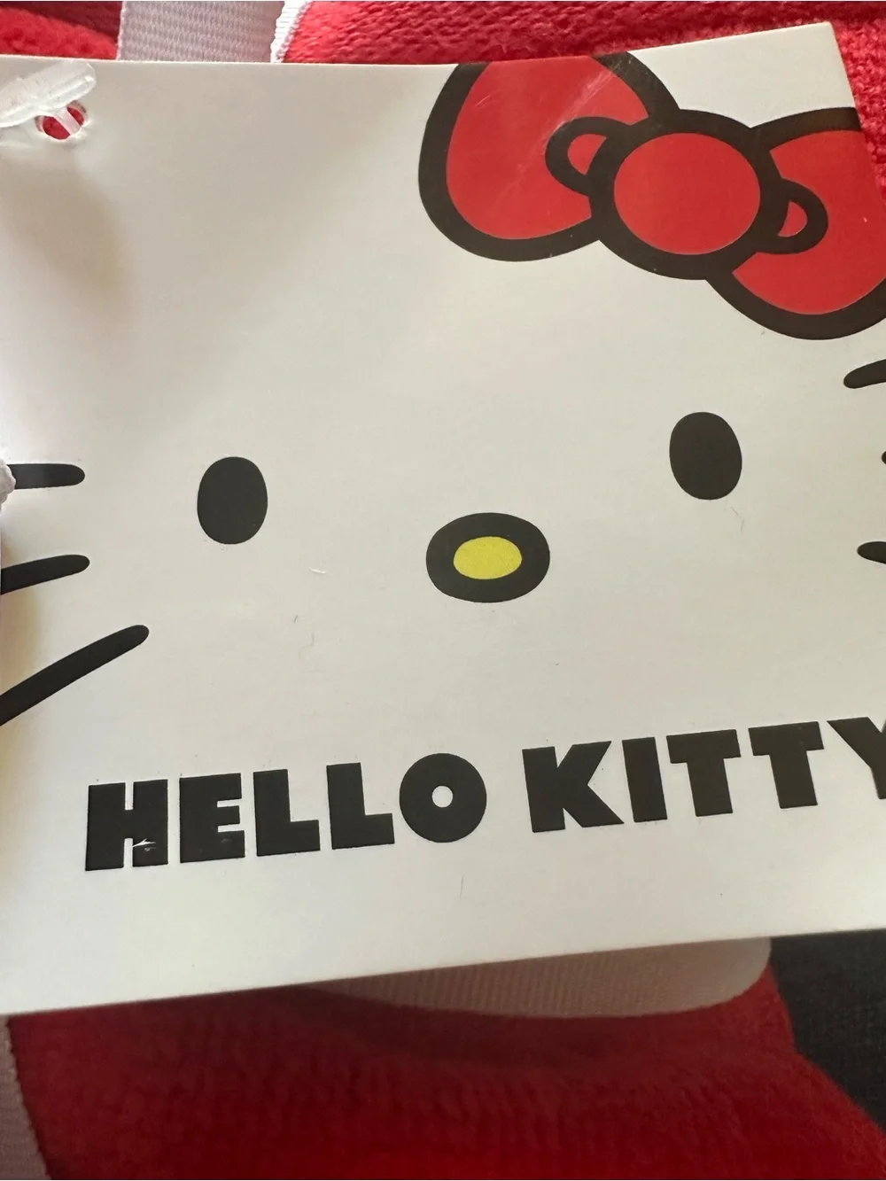NWT Embossed Hello Kitty Red washcloths (4 in bundle)
